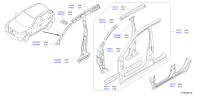 G64105RFMA-SILL ASSY-OUTER,RH