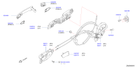 825005R60A-LOCK & REMOTE CONTROL ASSY-REAR DOOR,RH
