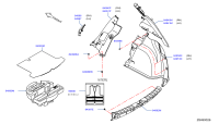 849925RF0A-PLATE LUGGAGE,R