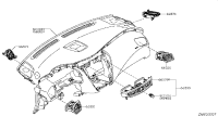 687505AA0A-Ventilator assy-center