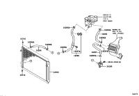 162840Y020-Hose, turbo water, no.1