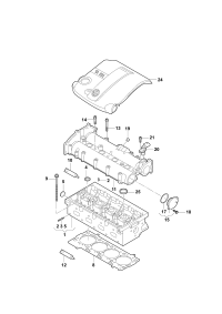 03C103475CM-CYLINDER HEAD COVER/PT/TRG/Q7