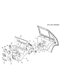 19245386-Switch, black side (rear) (AC-DELCO #19245386)