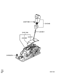 2410A081XA-KNOB,GEARSHIFT LEVER