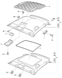 5C5867501SCE6-Molding headlining