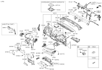 844102W000AS-BAR ASSY-COWL CROSS