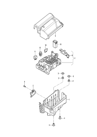 5C0907361H-Bracket, center electrical unit