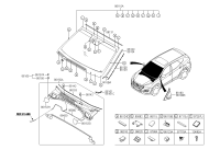 86110A1023-GLASS ASSY-W/SHLD