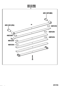481103B871-Spring assy-fr rh