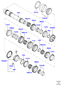 1S7R7112AA-Gear/37 toothed