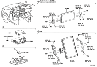 86140YY090-Receiver assy, radio & display