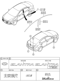 86322F0000-Emblem-BLUE DRIVE, RH