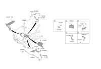 91660AZ010-Wiring assy-LDC POS