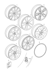 4L0071490B-Wheel hub cap