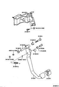 9050714030-SPRING(FOR BRAKE PEDAL RETURN)