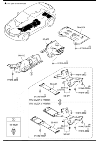 DHB456451-Insulator, exhaust pipe heat