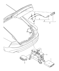 4G0907441A-Contler unit, parking camera