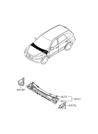 667212B310-PANEL COMPL-COWL INR LWR