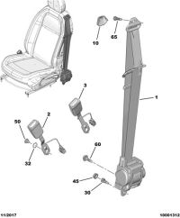 YL004621XX-S/belt w/pretensioner