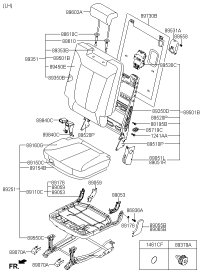 895302B401RAS-HANDLE ASSY-3RD BACK,LH