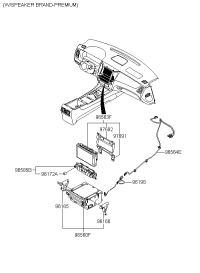 965633N801-MONITOR ASSY-FRONT AVN