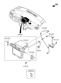 96554C3001-Map navigation extension memory card
