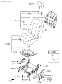 88150T9100-PAD ASSY-FRONT SEAT CUSHION,LH