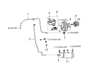 3540031XK84XA-Pipe assy-vacuum