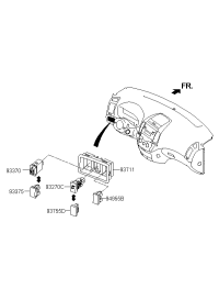 932701Z000WK-Switch assy-VDC
