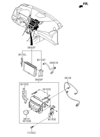 965253V100-MONITOR ASSY-FRONT AVN