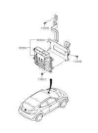 954402D450-T/M CONTROL UNIT