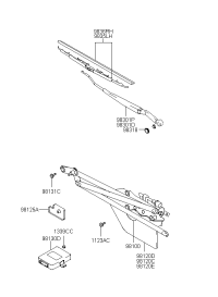 983113B501-ARM-W/S WPR,DRIVER