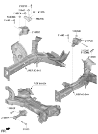 21870AZ000-Mounting, gear