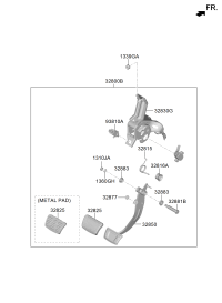 32810CY000-ARM ASSY-BRAKE PEDAL