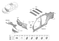 84120AZ000-PAD ASSY-ISOLATION DASH PANEL