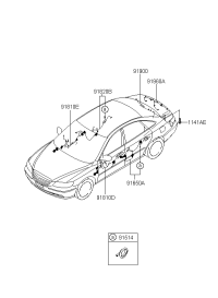 916003L301-WIRING ASSY-FR DR(DRIVER)