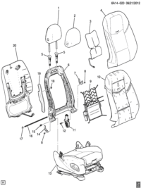 23438067-Airbag, front seat otr (14