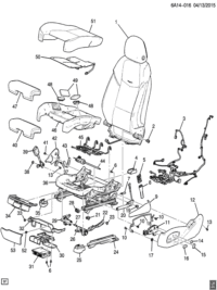 23444015-Wire, front seat