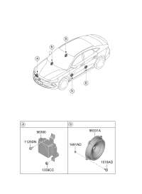 96390AZ000-CONTROL UNIT ASSY-VESS