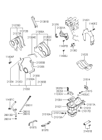 213503B003-COVER ASSY-TIMING BELT LWR