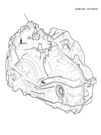 24245283-Transaxle (3.72 deceleration ratio) (TEHCM part no. 24281st only)