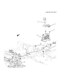 95179705-Cover, a/t indicator (removing garnish) (for 1st design see 95470728) (silver)