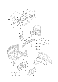 5JD863831A-Damper assy-hood