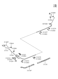 313732C000-HOSE-VAPOR TUBE TO PCSV
