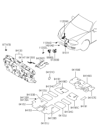 841202C000-PAD ASSY-ISOLATION DASH PANEL