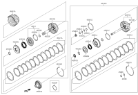 454104F030-CLUTCH ASSY-REAR