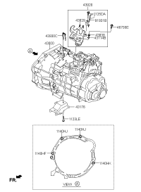4317626200-BRACKET-ROLL SUPPORT,RR