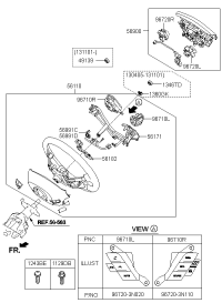 569003N800RY-MODULE ASSY-STRG WHEEL AIR BAG