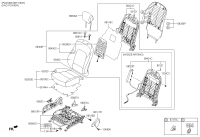 881942W000NBC-KNOB-FRONT SEAT RECLINER,LH