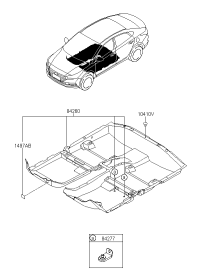84260F9000TRY-CARPET ASSY-FLOOR